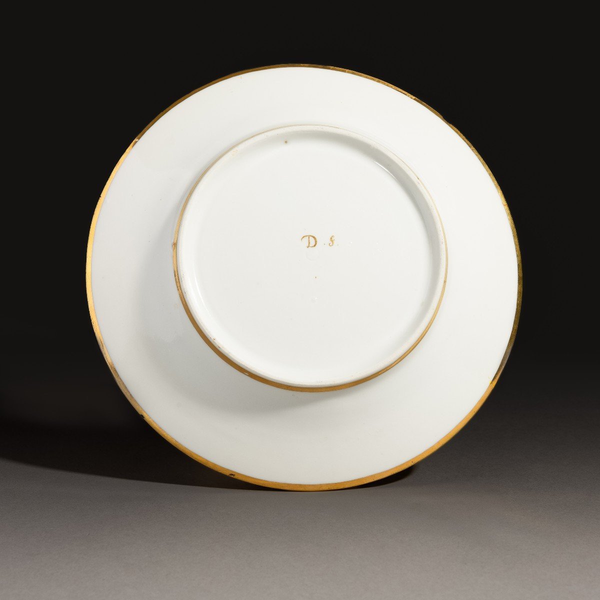 Darte Frères - assiette de table à décor topographique, époque Consulat, Empire-photo-2