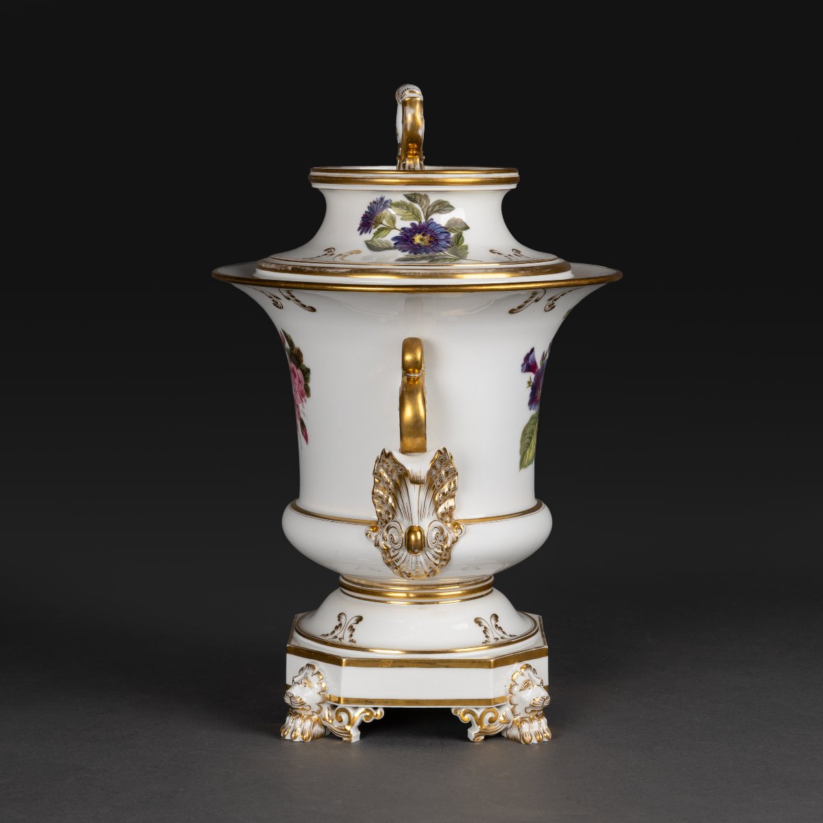Crystal Staircase, Circa 1830—large Porcelain Ice Cream Cooler —boin Period (1829–40)-photo-3