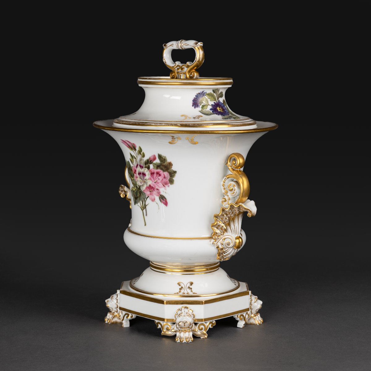 Crystal Staircase, Circa 1830—large Porcelain Ice Cream Cooler —boin Period (1829–40)-photo-4
