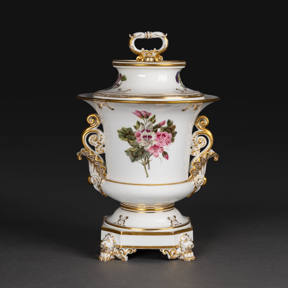 Crystal Staircase, Circa 1830—large Porcelain Ice Cream Cooler —boin Period (1829–40)-photo-1