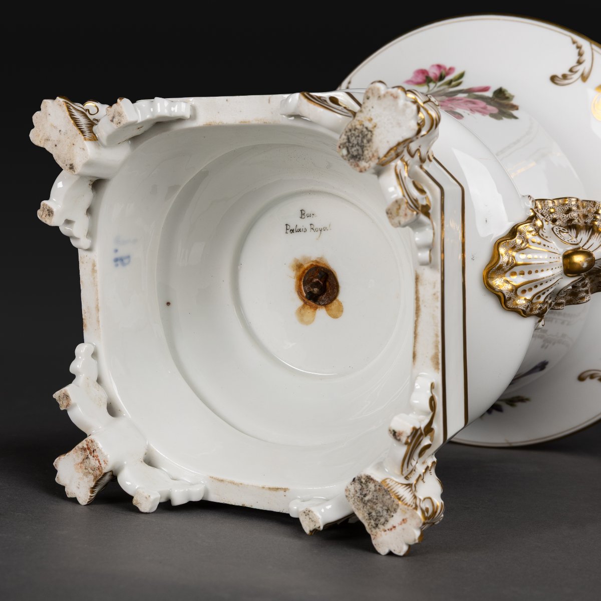Crystal Staircase, Circa 1830—large Porcelain Ice Cream Cooler —boin Period (1829–40)-photo-6