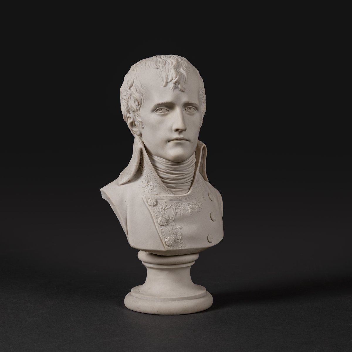 Manufacture de Sèvres, 1800-1801 - buste de Bonaparte Consul d'après Boizot - biscuit -photo-3