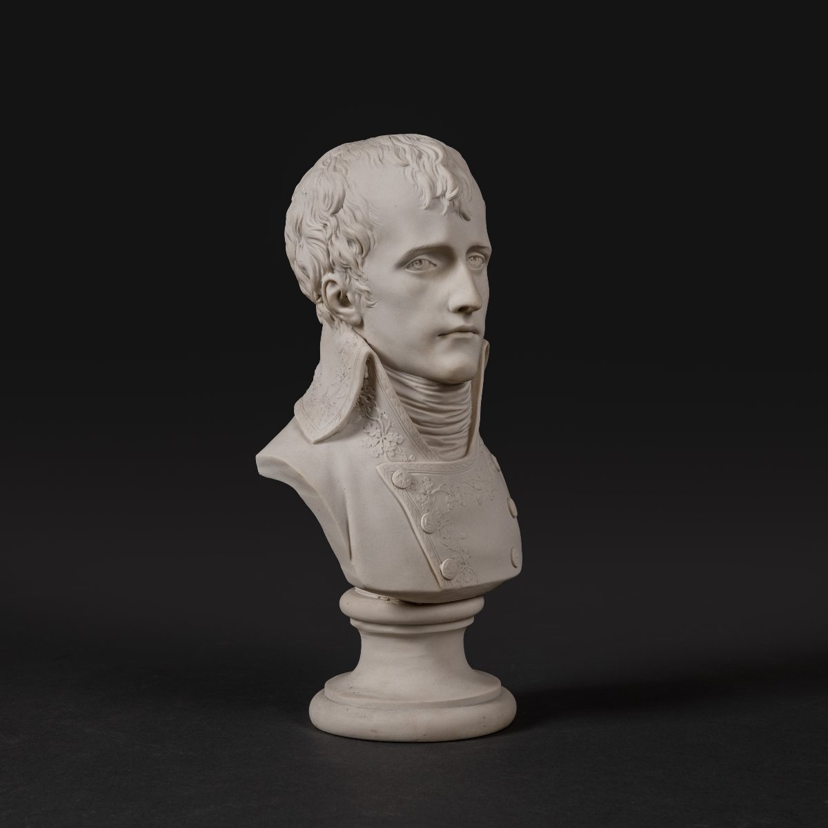 Manufacture de Sèvres, 1800-1801 - buste de Bonaparte Consul d'après Boizot - biscuit -photo-4