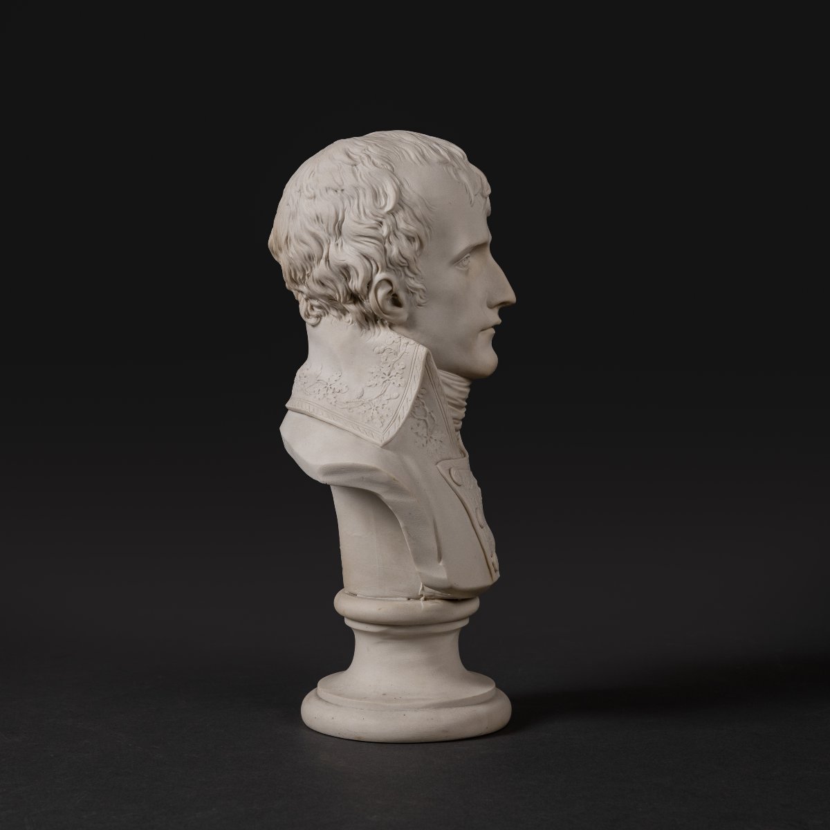 Manufacture de Sèvres, 1800-1801 - buste de Bonaparte Consul d'après Boizot - biscuit -photo-2