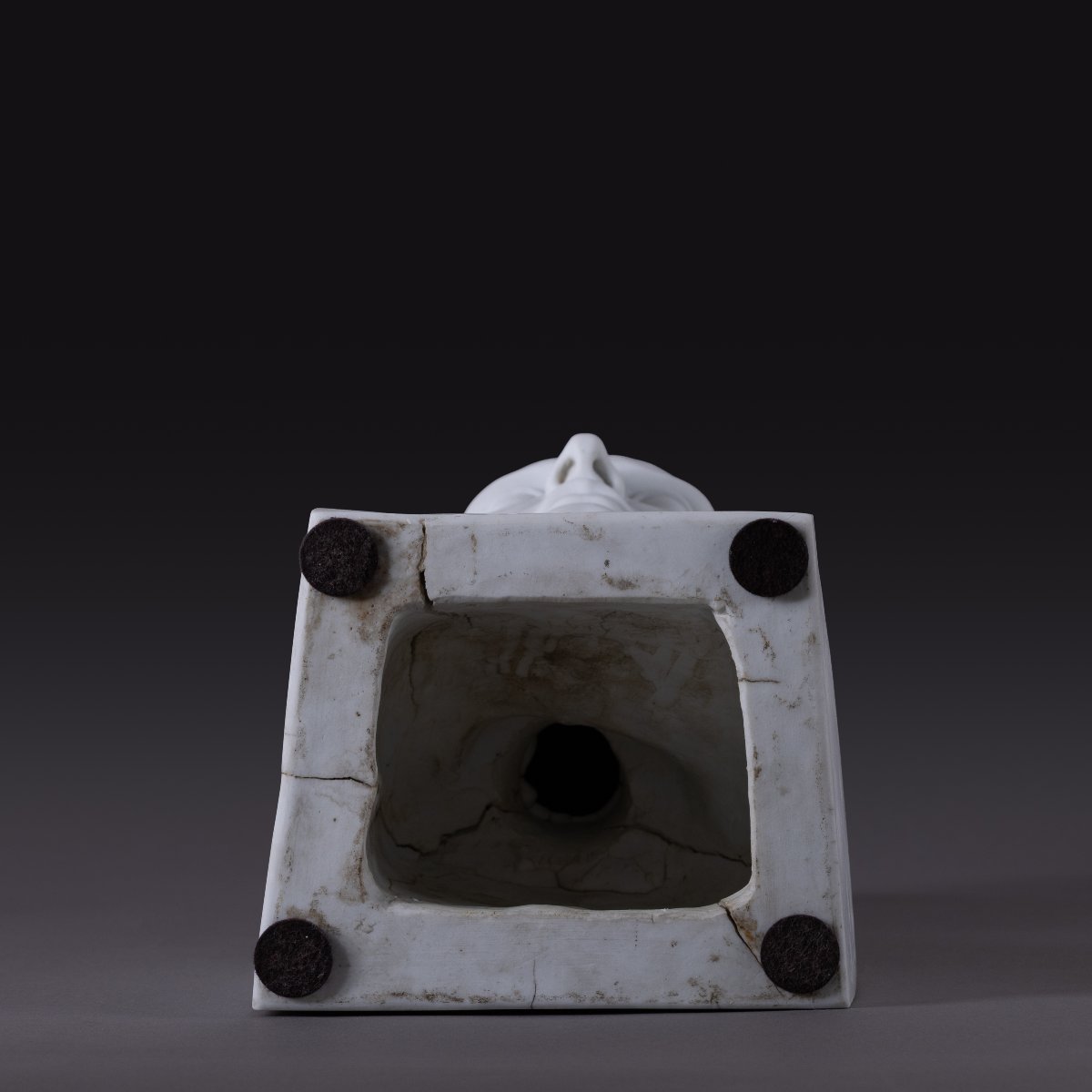 Manufacture Impériale de Sèvres, 1808 - buste de Napoléon d'ap. Chaudet - 2nde grandeur, biscui-photo-8