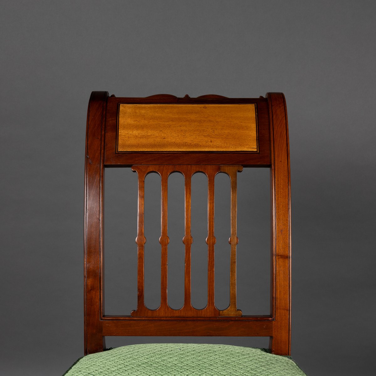Georges Jacob, C. 1790—louis XVI-style Mahogany And Lemonwood Chair, Directoire Period—lefuel Collection-photo-5