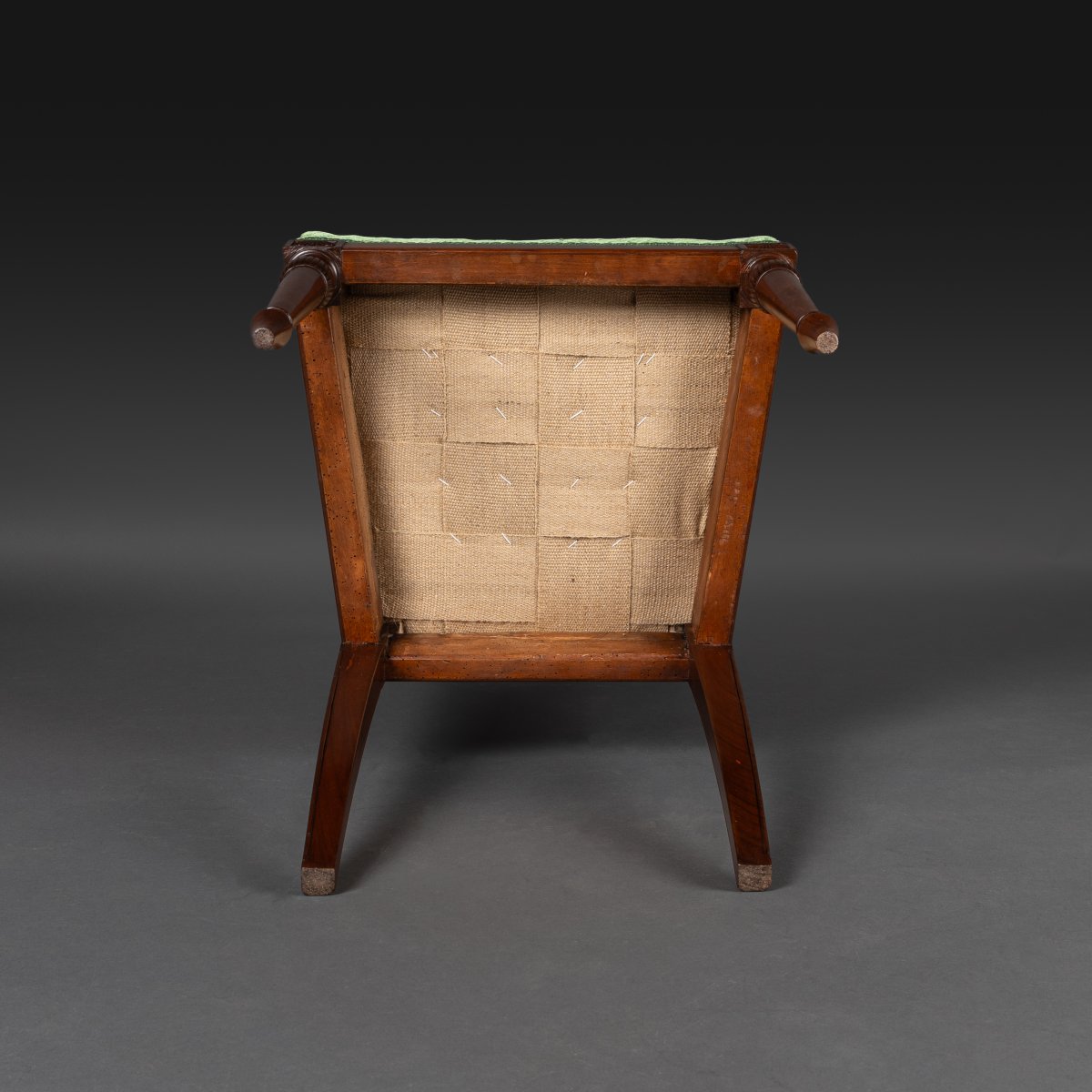 Georges Jacob, C. 1790—louis XVI-style Mahogany And Lemonwood Chair, Directoire Period—lefuel Collection-photo-7