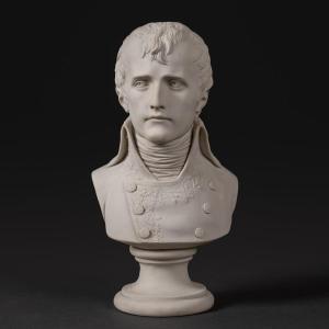 Manufacture de Sèvres, 1800-1801 - buste de Bonaparte Consul d'après Boizot - biscuit 
