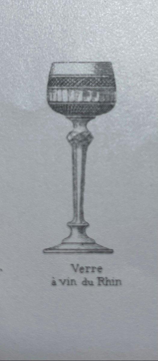 Baccarat - Rhine Wine Glasses (price Per Unit)-photo-2
