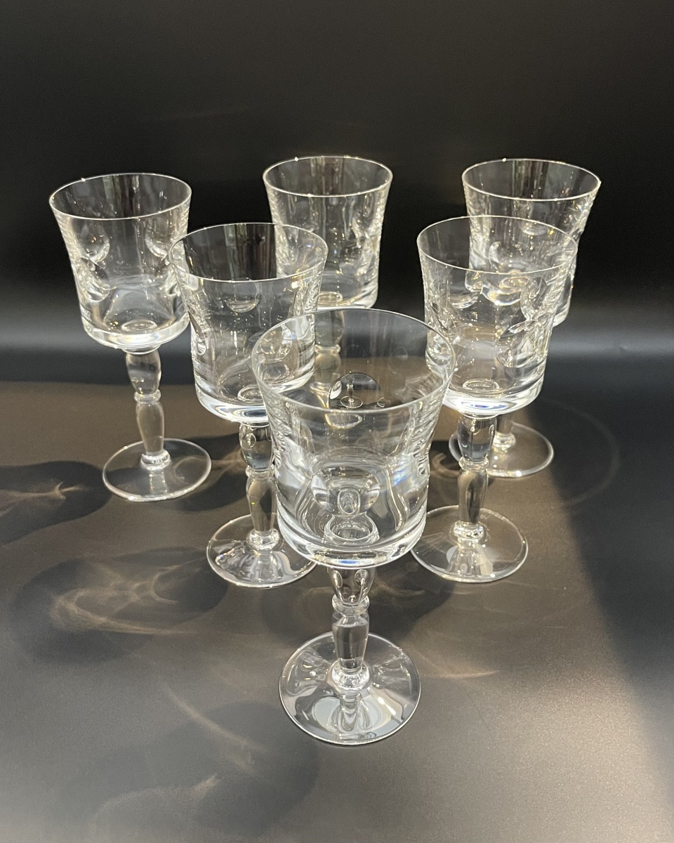 Saint-louis - Set Of 6 Wine Glasses - Cosmos-photo-2