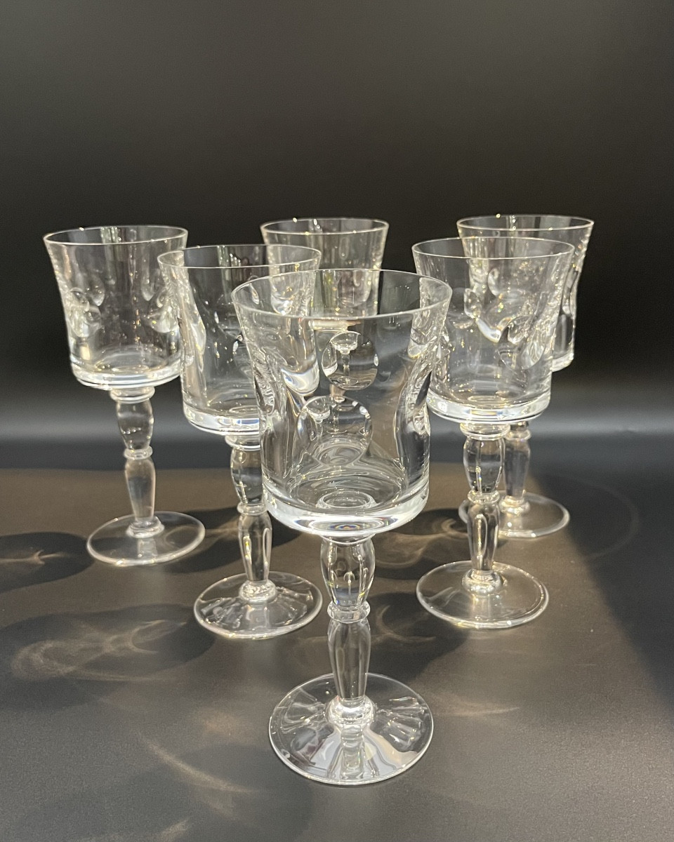 Saint-louis - Set Of 6 Wine Glasses - Cosmos