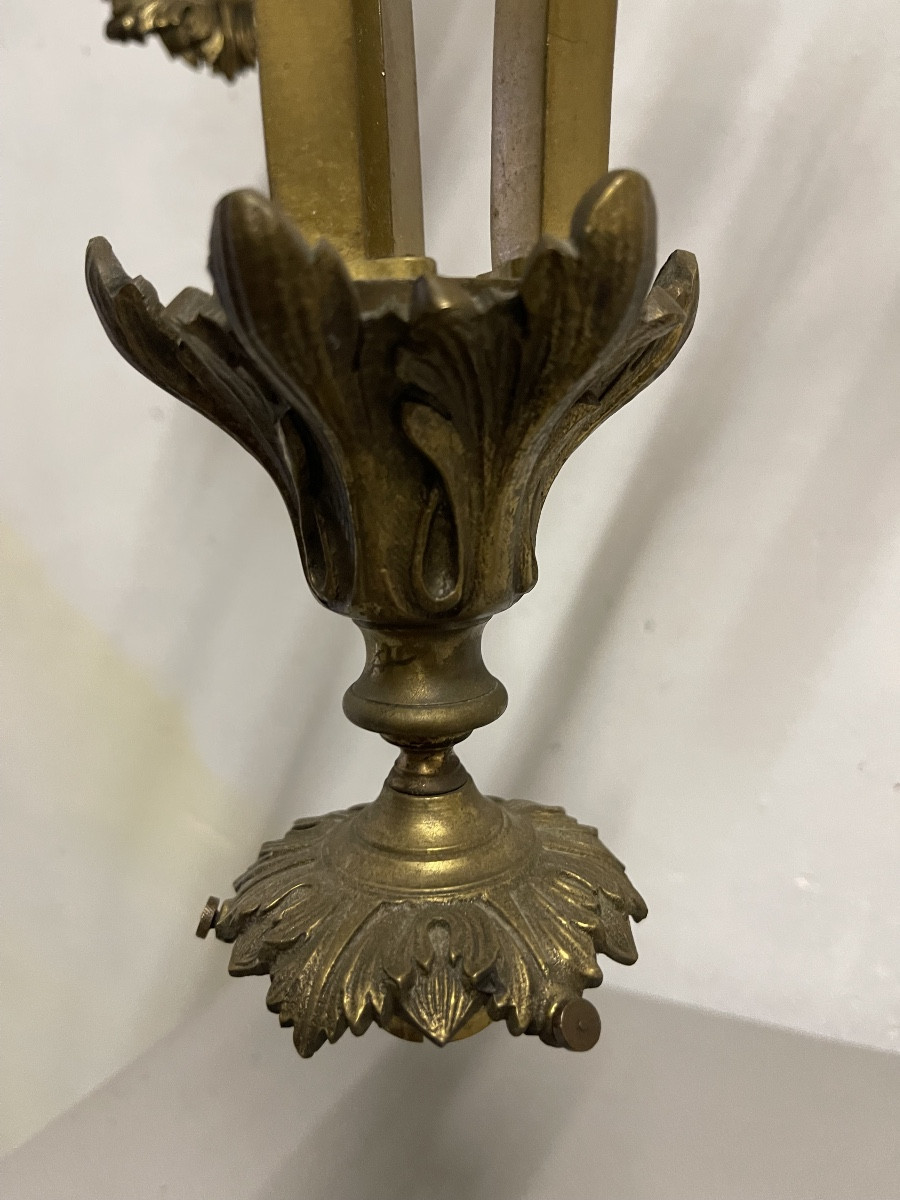 DAUM- NANCY  - Lustre Art Nouveau -photo-1