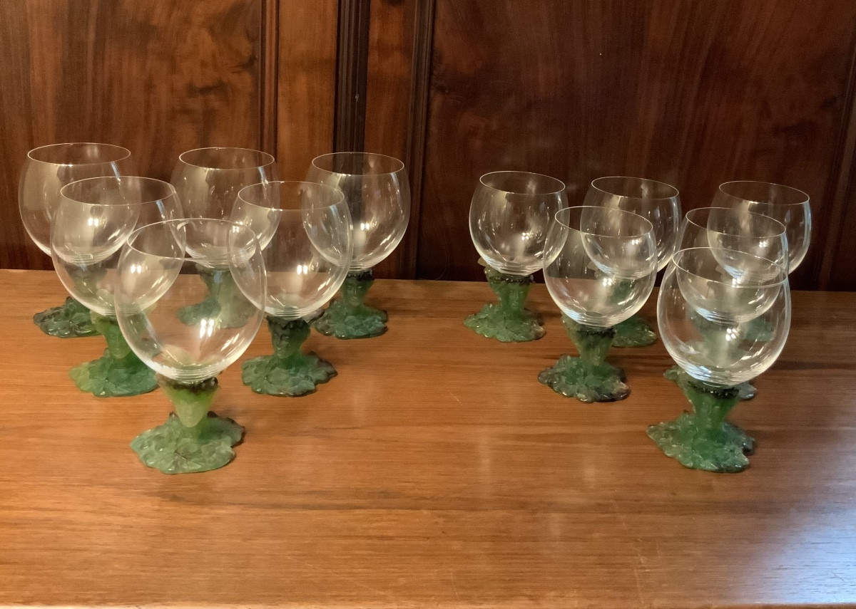 DAUM - 12 verres BACCHUS