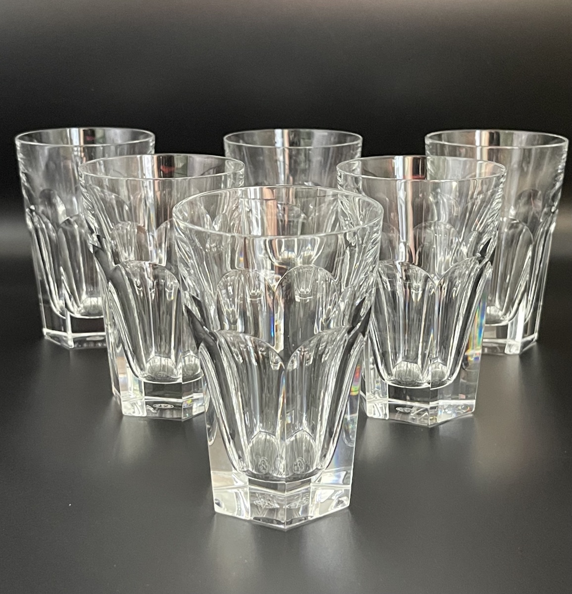 BACCARAT -  6 CHOPES HARCOURT 1841