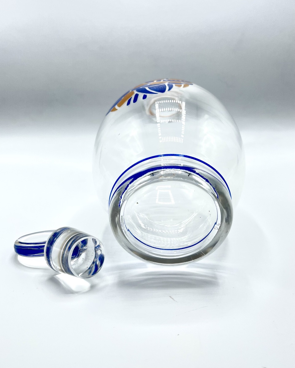 BACCARAT - carafe des années 30 émaillée-photo-2