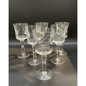 Saint-louis - Set Of 6 Wine Glasses - Cosmos
