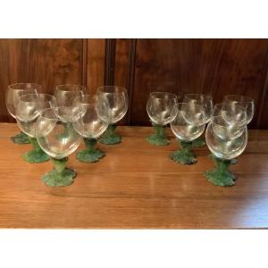 DAUM - 12 verres BACCHUS