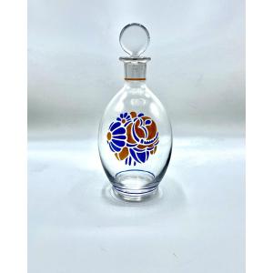 BACCARAT - carafe des années 30 émaillée