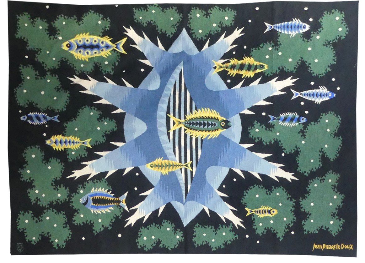 Jean Picart Le Doux - Starry Shell II - Aubusson Tapestry