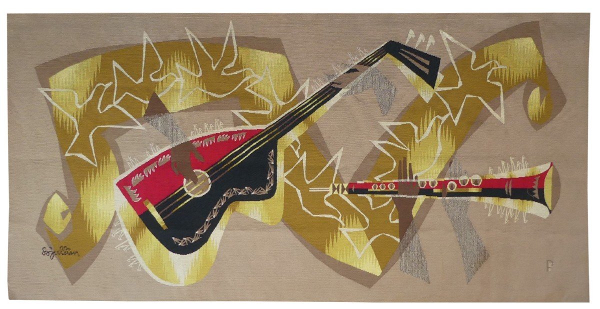 Louis-marie Jullien - Sarabande - Aubusson Tapestry