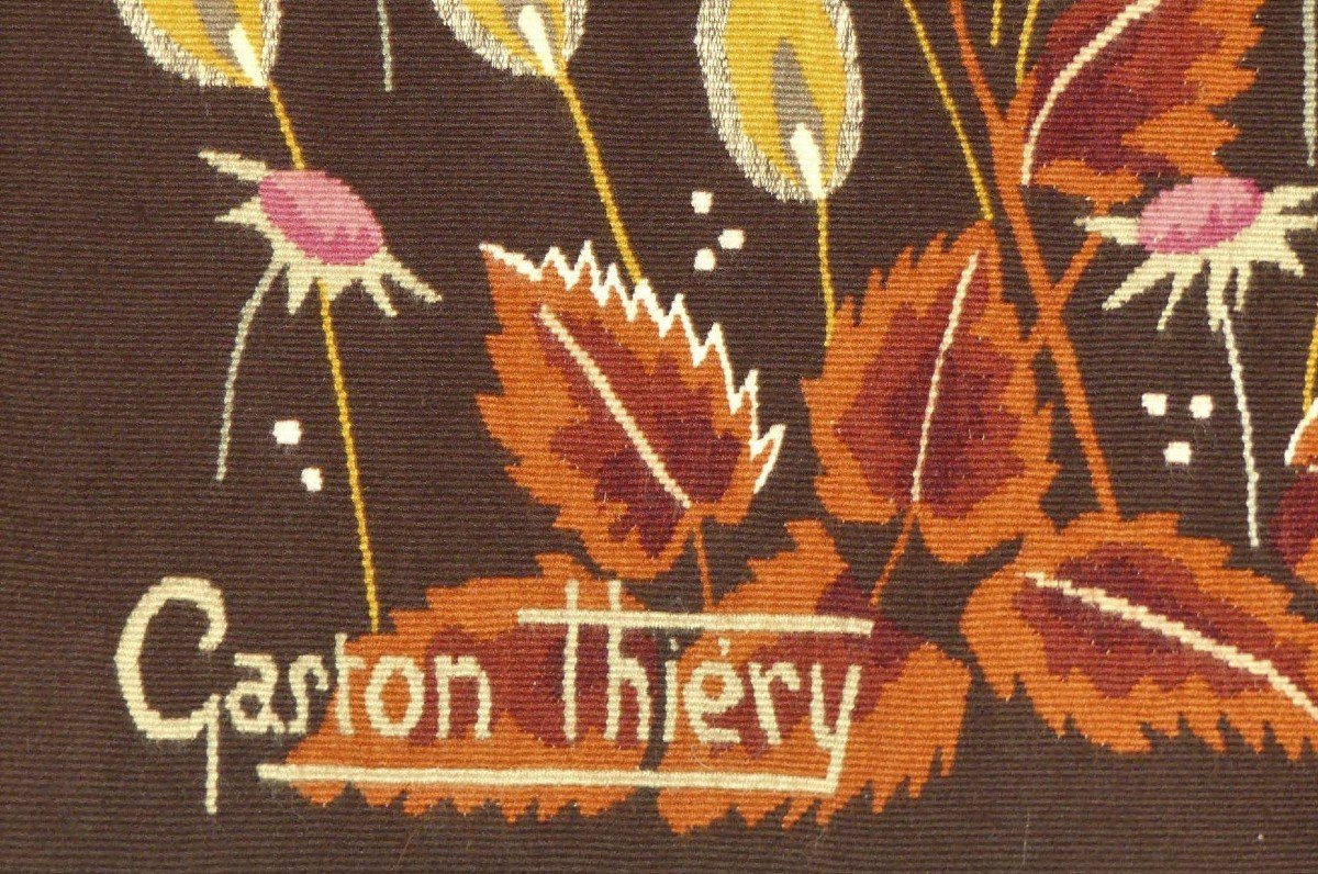 Gaston Thiery - Autumn Fairy - Aubusson Tapestry-photo-2