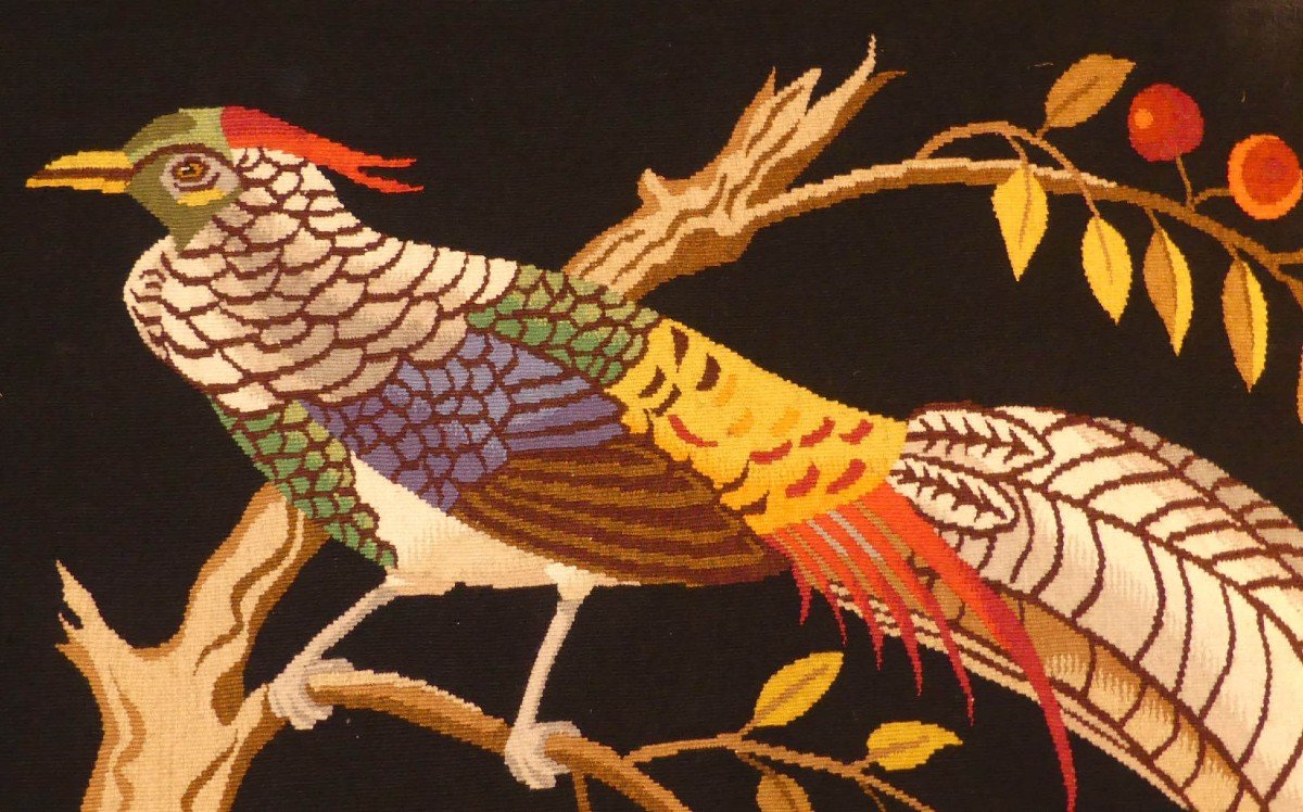 Jane Perathon - The Silver Bird - Aubusson Tapestry-photo-2