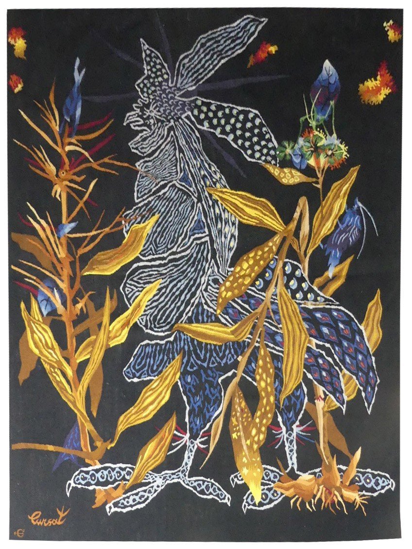 Jean Lurçat - Shadow Pheasant - Aubusson Tapestry