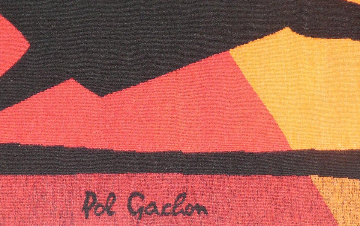 Pol Gachon - Evening Gaites - Aubusson Tapestry-photo-2