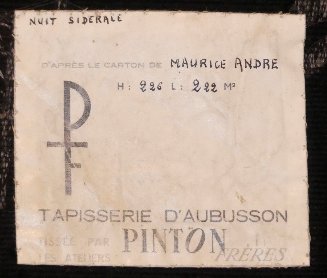 Maurice André - Nuit Sidérale - Tapisserie d'Aubusson-photo-4