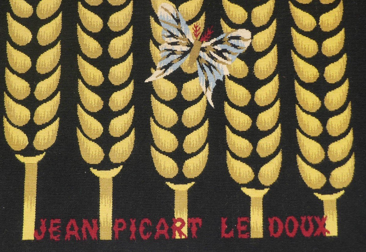 Jean Picart Le Doux  -  Soleil d'Août - Tapisserie d'Aubusson-photo-3