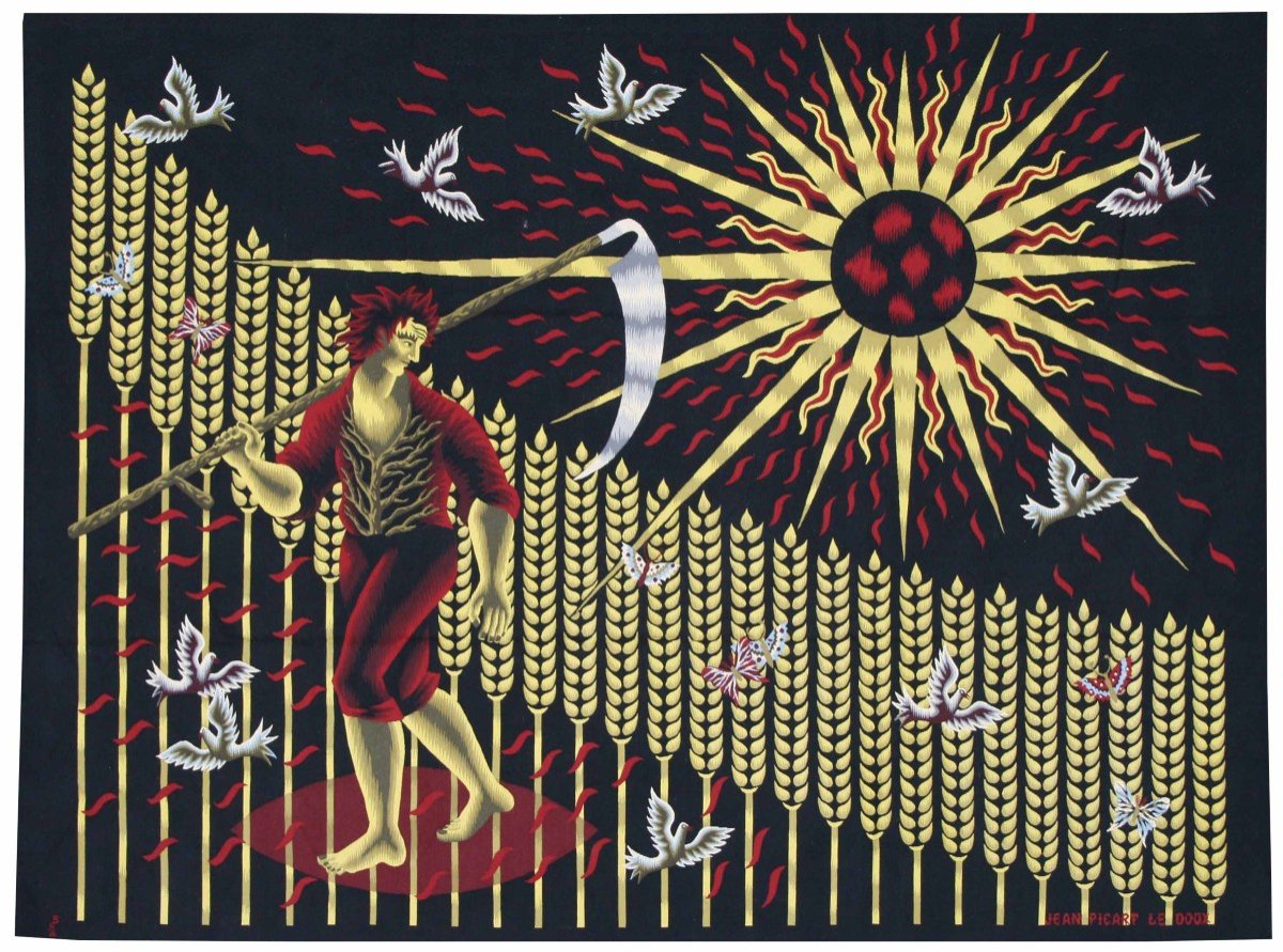 Jean Picart Le Doux - August Sun - Aubusson Tapestry