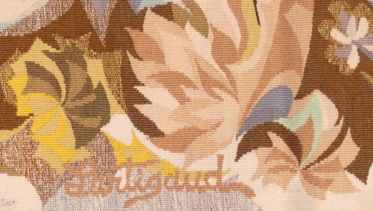 Jean-michel Lartigaud -  Matin d'été -  Tapisserie d'Aubusson-photo-3