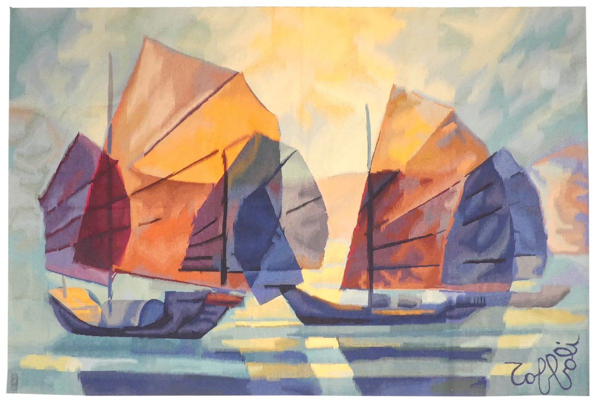 Louis Toffoli - Voiles d'Orient - Aubusson Tapestry