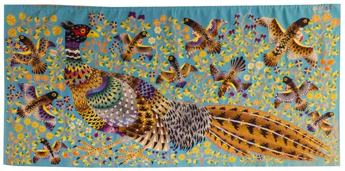 René Perrot - Pheasant - Aubusson Tapestry