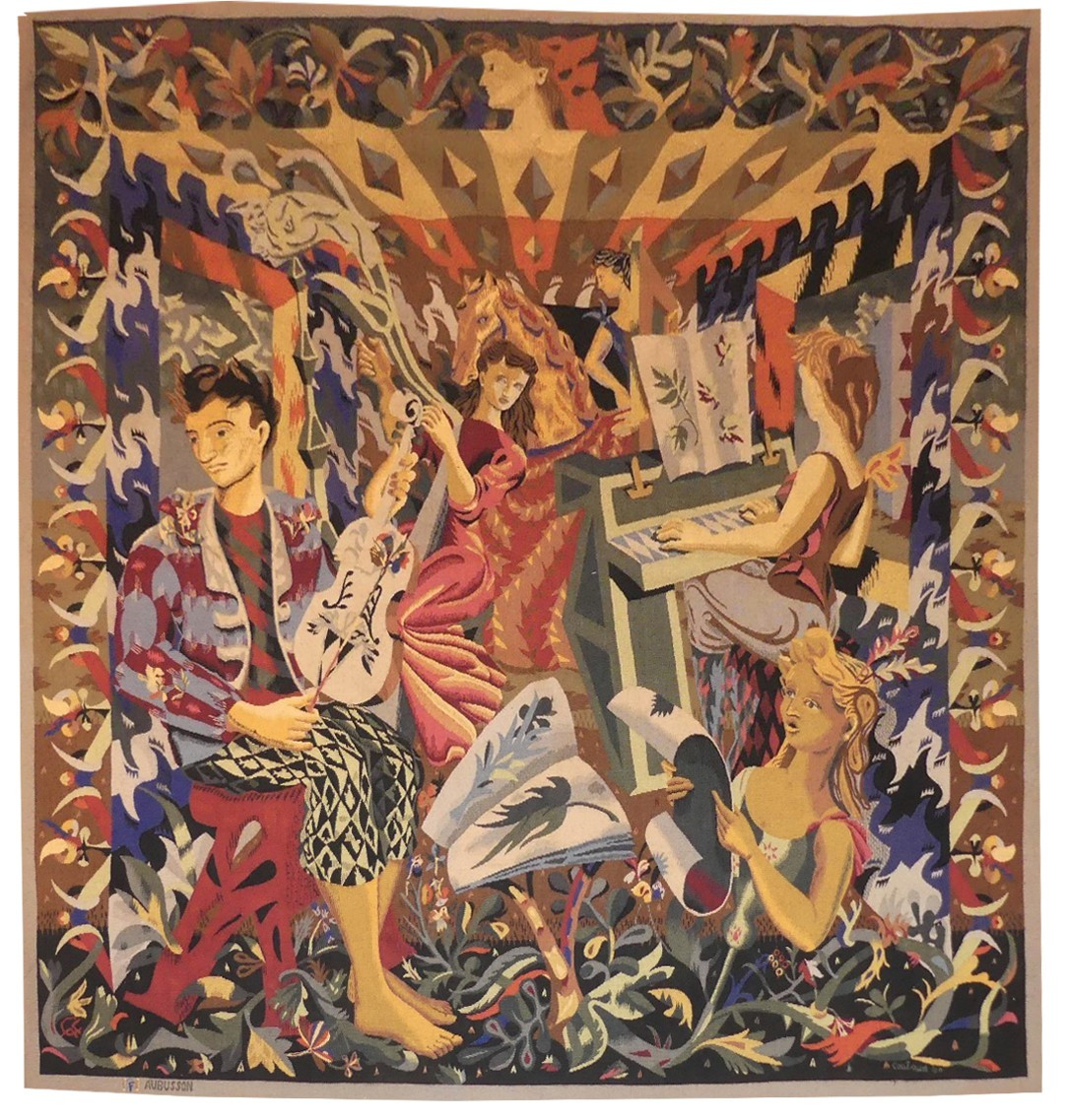 Lucien Coutaud -  Musique De Chambre -  Tapisserie d'Aubusson