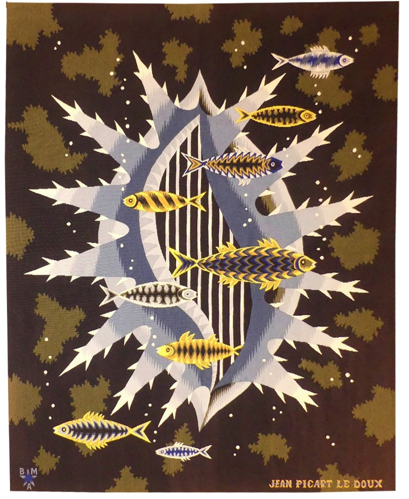 Jean Picart Le Doux - The Starry Shell - Aubusson Tapestry
