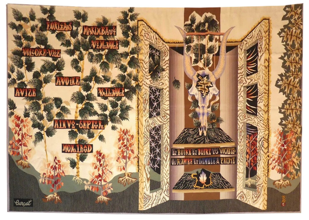 Jean Lurçat -  Le conscrit des 100 villages - Tapisserie d'Aubusson