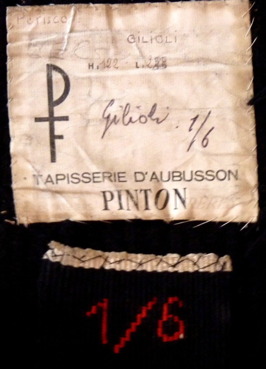 Emile Gilioli - The Periscope - Aubusson Tapestry-photo-4