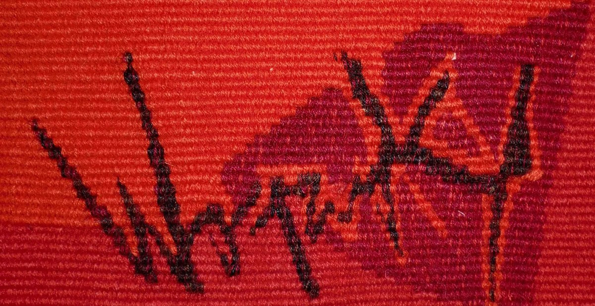Robert Wogensky - Bird Of The South - Aubusson Tapestry-photo-3