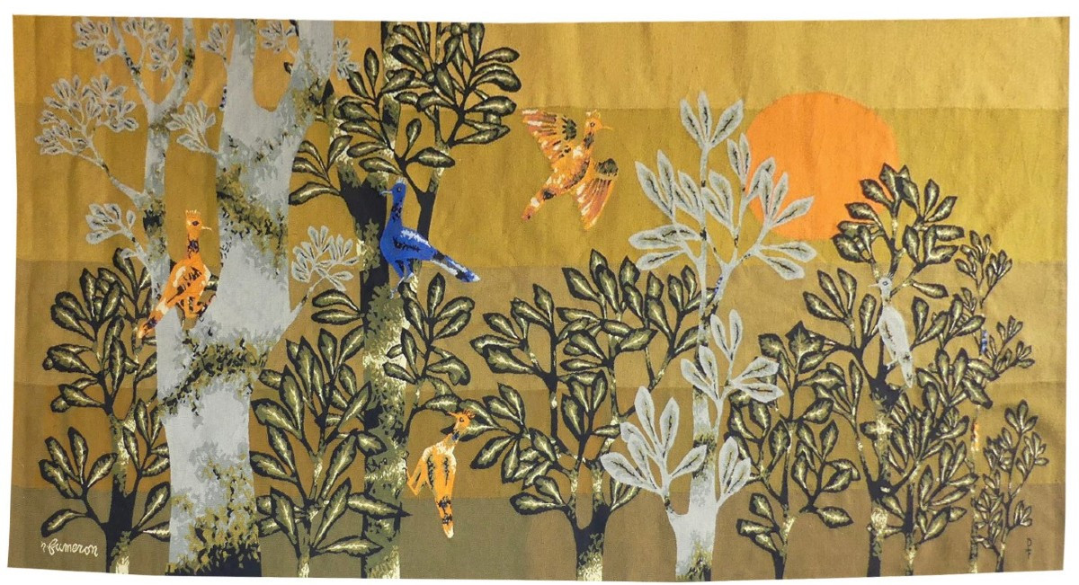 René Fumeron - Sky Of Siena - Aubusson Tapestry