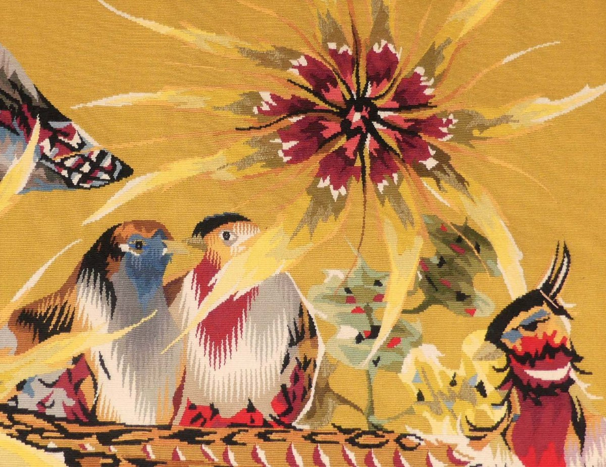 Edmond DUBRUNFAUT   -  Jour d'été   -   Tapisserie d'Aubusson-photo-2