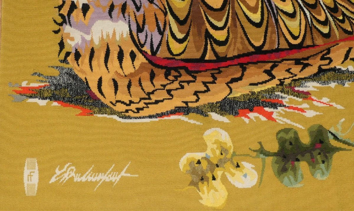 Edmond DUBRUNFAUT   -  Jour d'été   -   Tapisserie d'Aubusson-photo-3