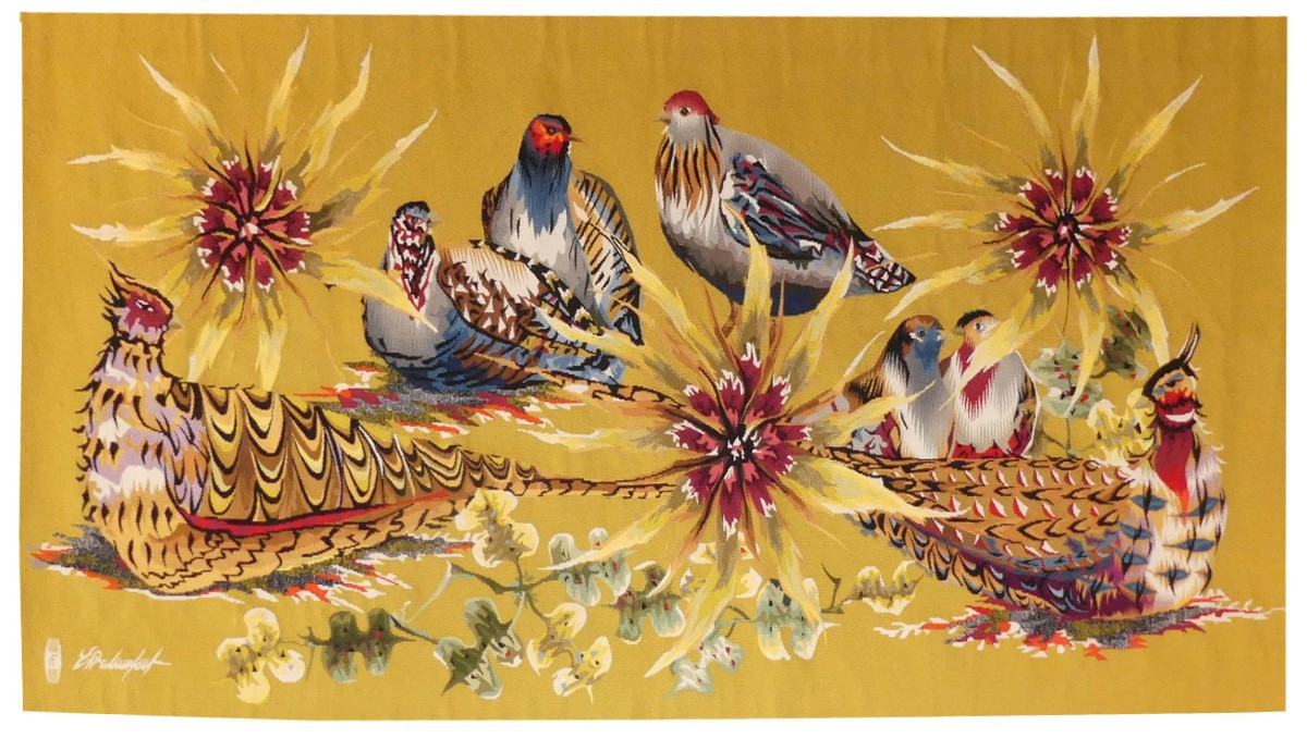 Edmond DUBRUNFAUT   -  Jour d'été   -   Tapisserie d'Aubusson