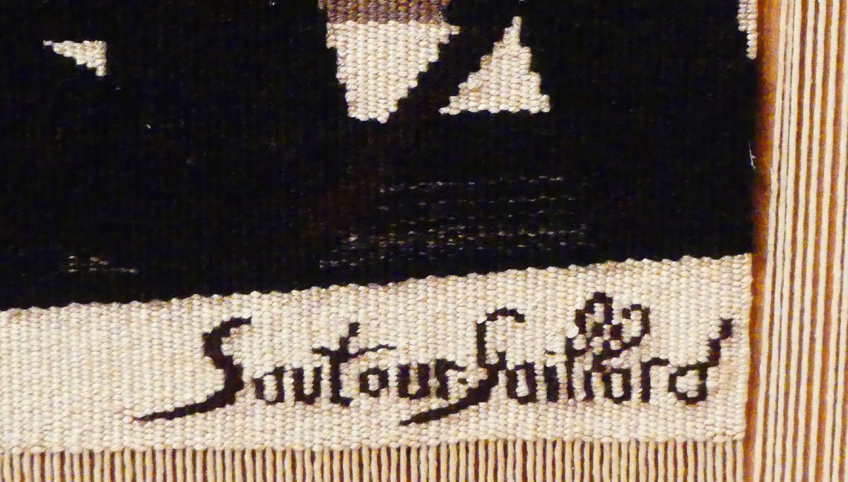 Jean-René SAUTOUR-GAILLARD  -  Silenciaire   - Tapisserie d'Aubusson-photo-2