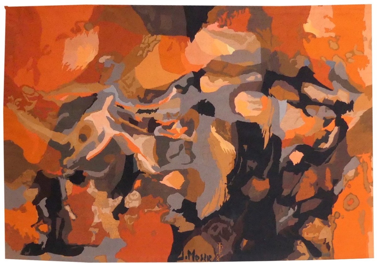 Danielle MOSER -  Composition  - Tapisserie de l'atelier Fino à Portalegre