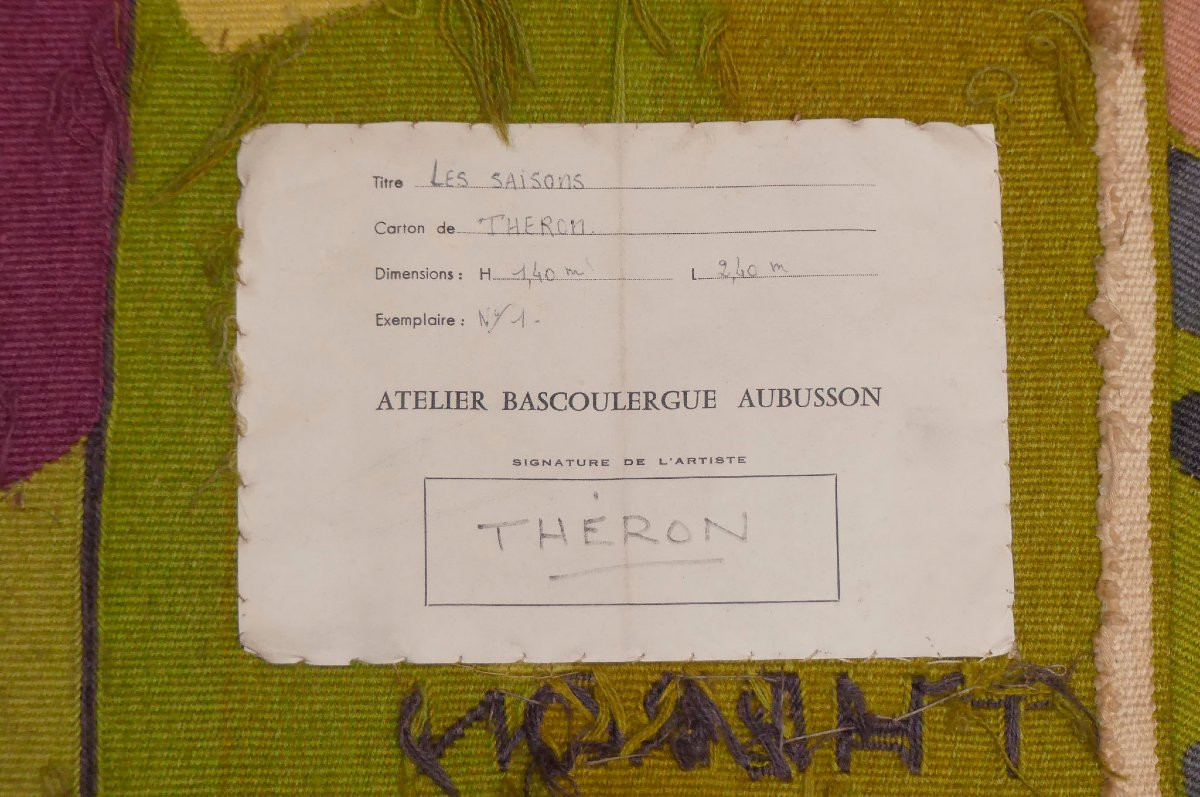 Pierre Théron - The Seasons - Aubusson Tapestry-photo-4