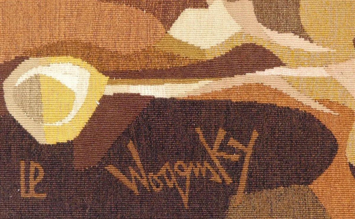 Robert Wogensky -   Antiope   - tapisserie d'Aubusson-photo-3