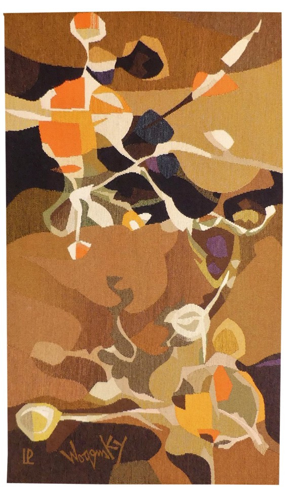 Robert Wogensky -   Antiope   - tapisserie d'Aubusson