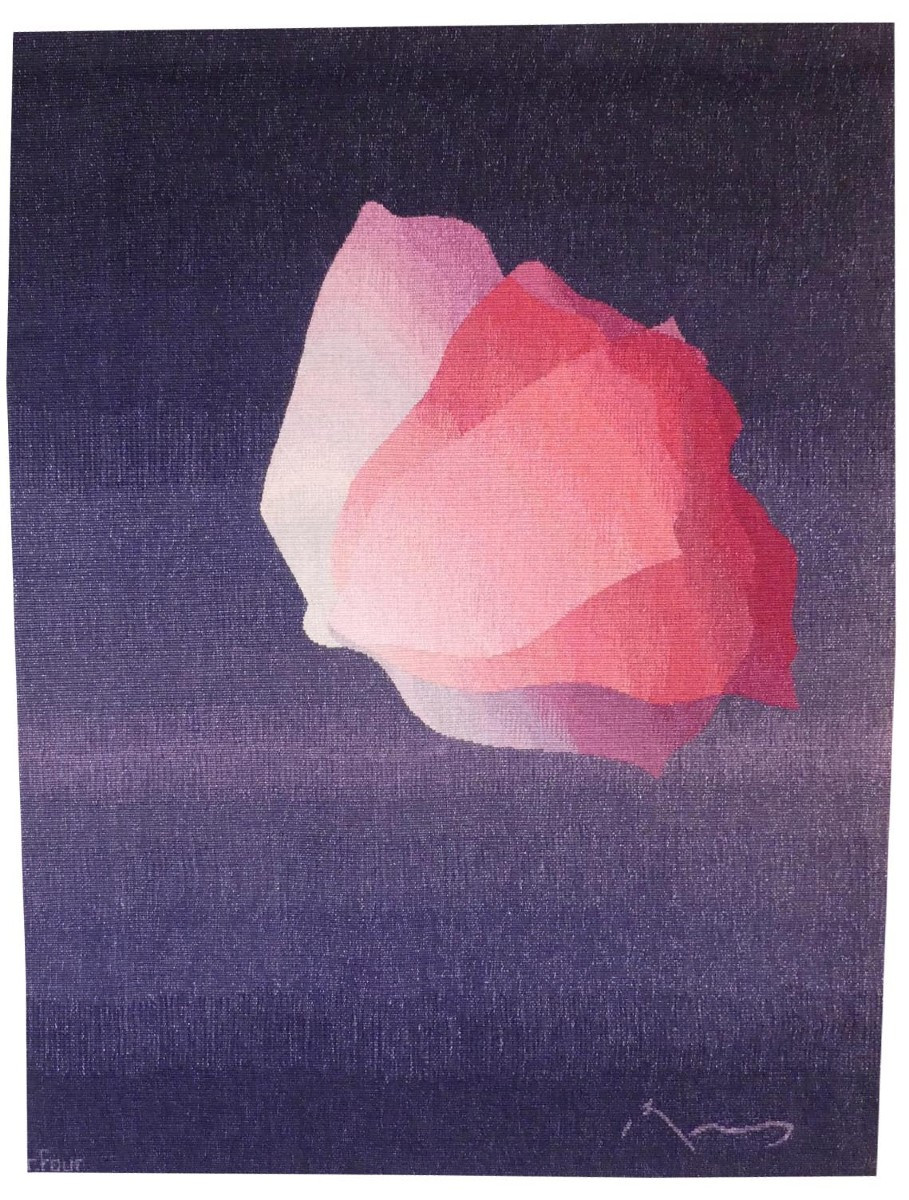 Kozo Inoué -  Fleur de nuit (fragment) -  Tapisserie d'Aubusson