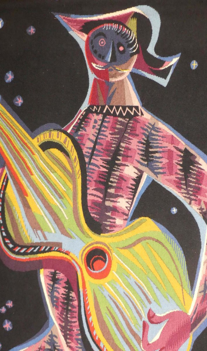 Marc Saint-Saëns - Nocturne  -  Tapisserie d'Aubusson-photo-2